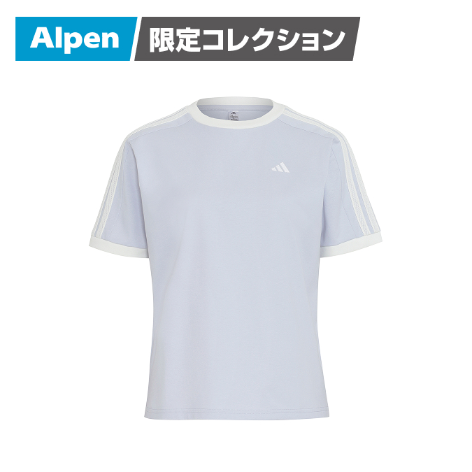 adidas 半袖Tシャツ ペールブルー
