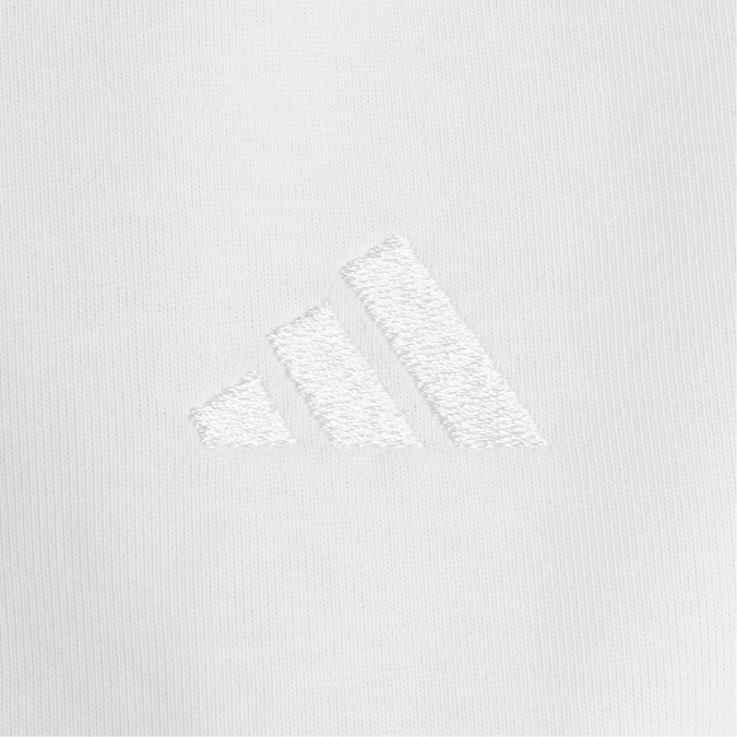 adidas パフスリーブ半袖Tシャツ オフホワイト ディテール2