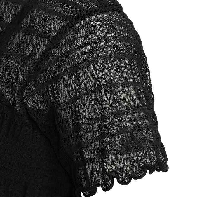 adidas 2in1 シアートップス＆キャミソール ブラック ディテール1