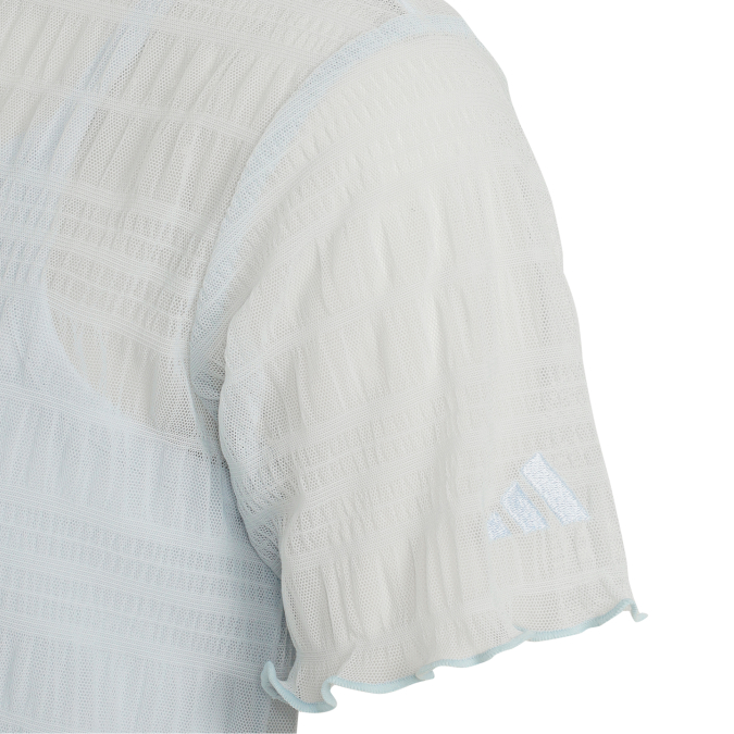 adidas 2in1 シアートップス＆キャミソール ペールブルー ディテール1