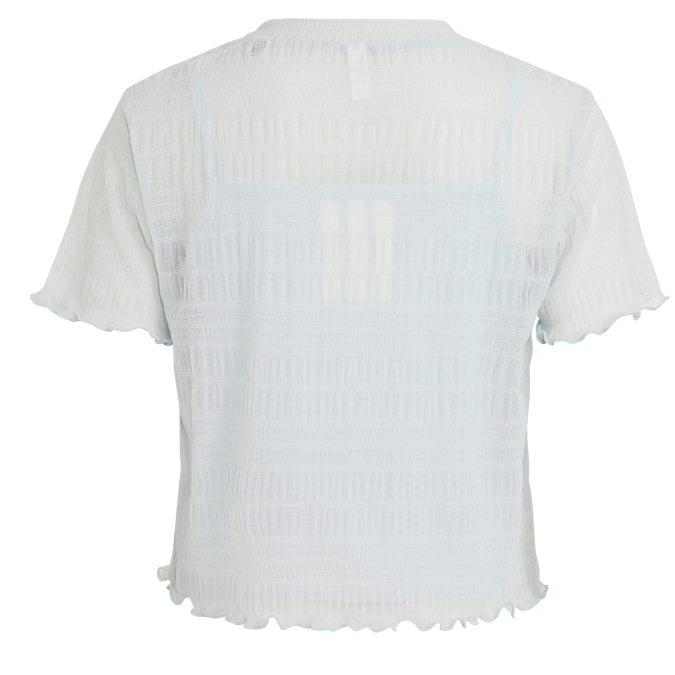 adidas 2in1 シアートップス＆キャミソール ペールブルー ディテール2