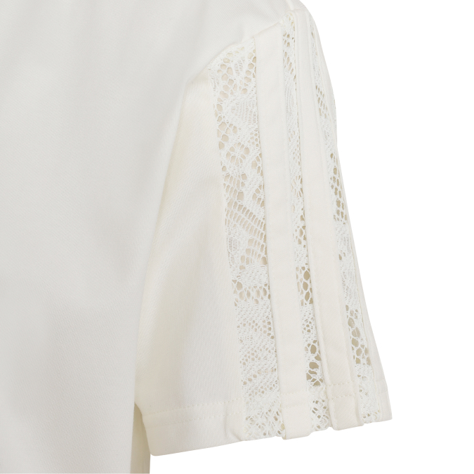 adidas 半袖Tシャツ オフホワイト ディテール1