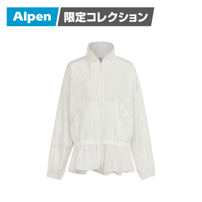 adidas ウーブントラックトップ オフホワイト