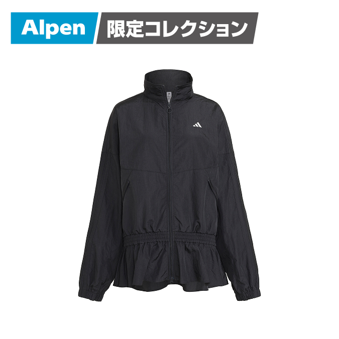 adidas ウーブントラックトップ ブラック