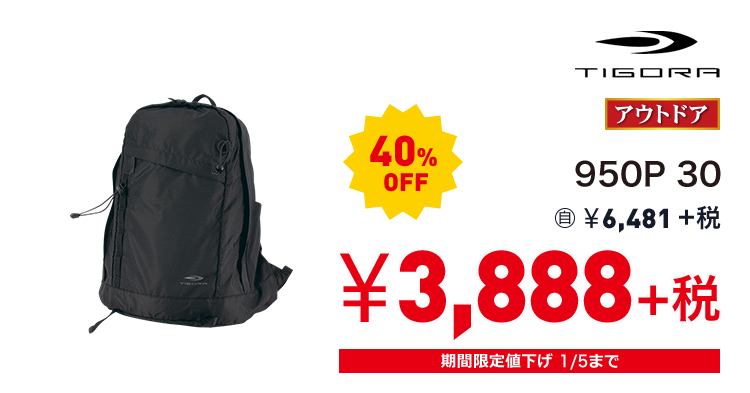 ティゴラ 950P 30 40%OFF 3,888円＋税