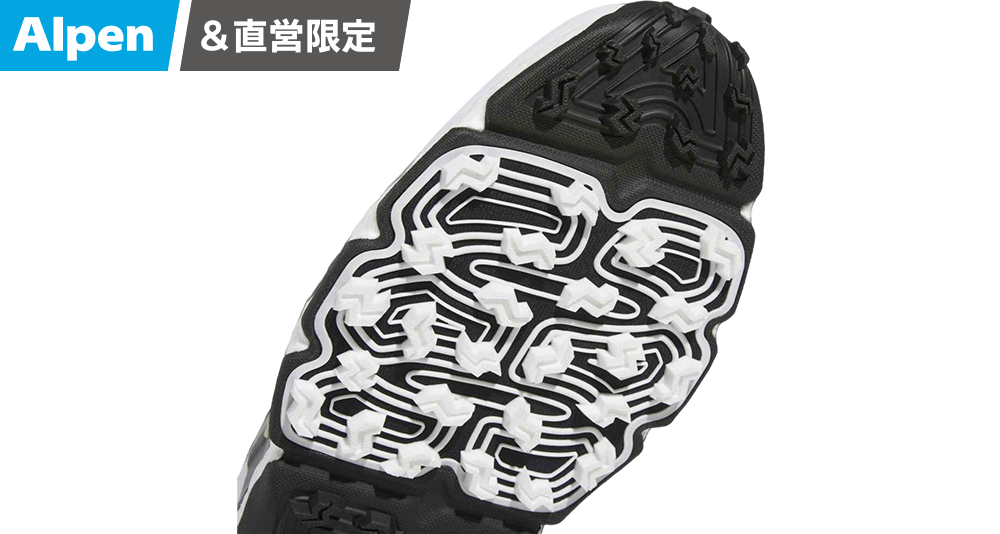 コードカオス27のホワイト/ゴールド(LACE)のゴルフシューズの写真
