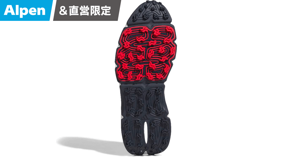 コードカオス27のホワイト/ネイビー(LACE)のゴルフシューズの写真