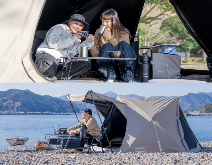 100%完全遮光ヘキサ型<br />キャンプシェードM・L