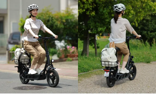 車道モードと歩道モード搭載