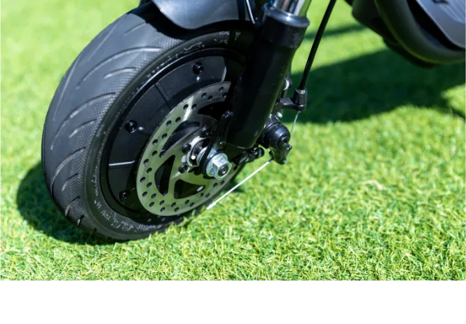 10inchチューブタイヤ・ディスクブレーキ