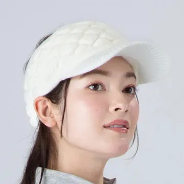 ニットバイザー