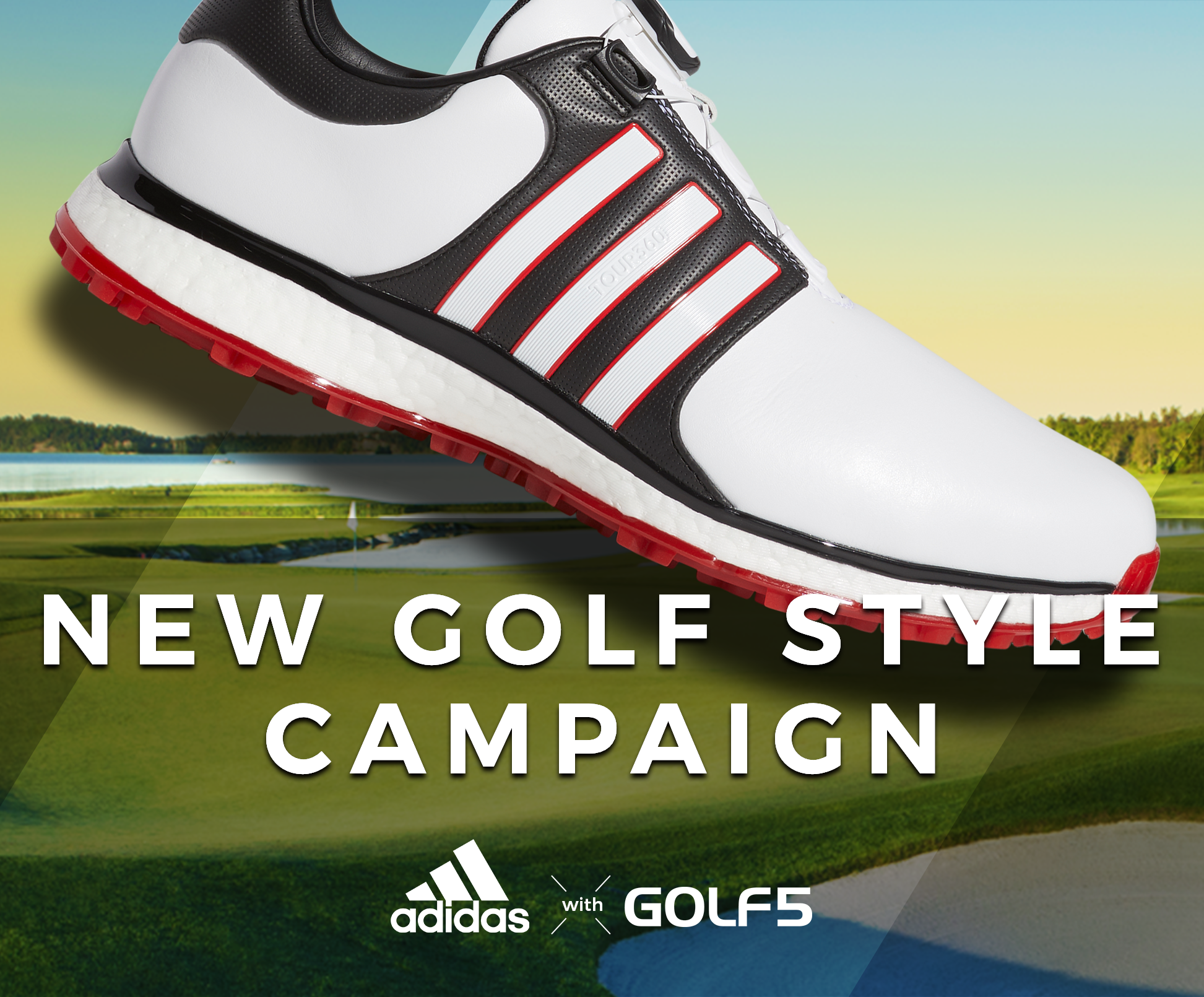 アディダス with ゴルフ5 new golf style campaign
