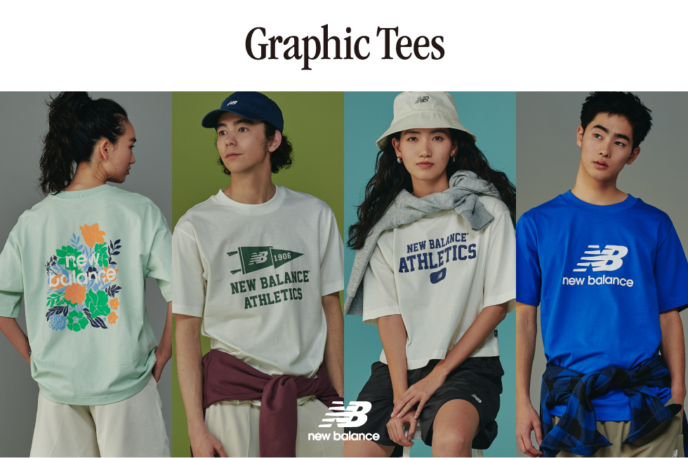 New Balance 夏の新作グラフィックTシャツ