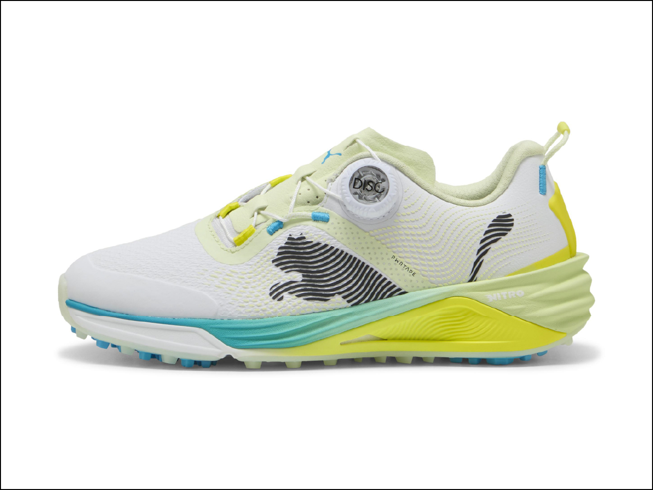 ホワイト×ブルー　シューズ画像